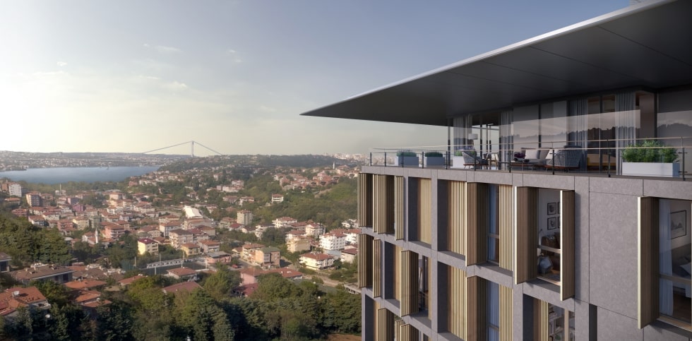 Incredible Bosphorus Views Incredible Facilites At Elite Kandilli Compound Pera Property